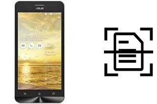 Scan document on an Asus Zenfone 5 A500KL (2014)