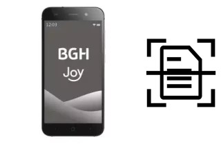 Scan document on a BGH Joy V6