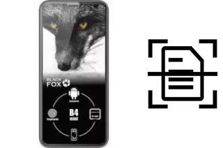 Scan document on a Black Fox B4 mini NFC