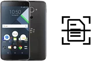 Scan document on a BlackBerry DTEK60