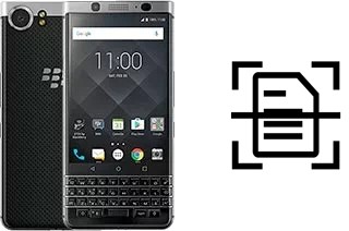 Scan document on a BlackBerry KEYone