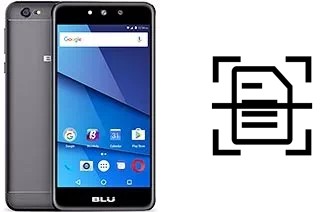 Scan document on a BLU Grand XL