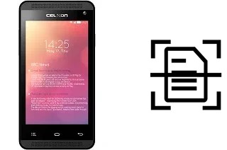 Scan document on a Celkon A402