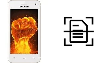 Scan document on a Celkon Q3K Power