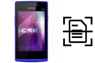 Scan document on a CKK-mobile CKK mobile S17