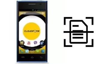 Scan document on a CloudFone Geo 400Q Plus