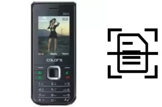 Scan document on a Colors Mobile CG301