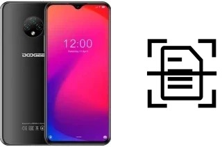 Scan document on a Doogee X95 Pro