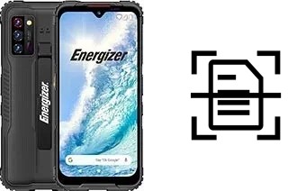 Scan document on an Energizer Hard Case G5