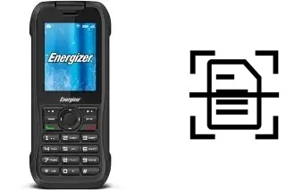 Scan document on an Energizer Hardcase H240S