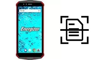 Scan document on an Energizer Hardcase H501S