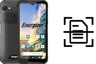 Scan document on an Energizer Hardcase H620S