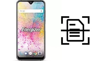 Scan document on an Energizer Ultimate U620S