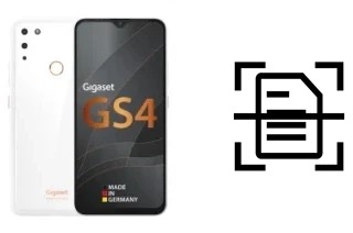 Scan document on a Gigaset GS4