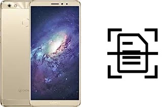 Scan document on a Gionee M7 Power