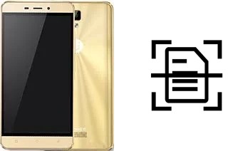 Scan document on a Gionee P7 Max