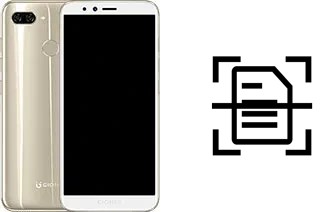 Scan document on a Gionee S11 lite