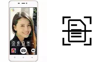 Scan document on a Gionee S5.1 Pro