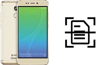 Scan document on a Gionee X1s