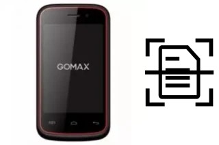 Scan document on a Gomax Infinite GS6