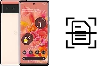 Scan document on a Google Pixel 6
