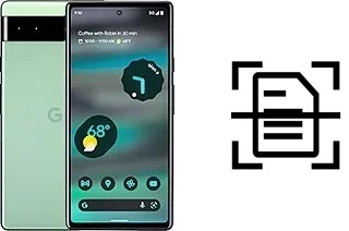 Scan document on a Google Pixel 6a