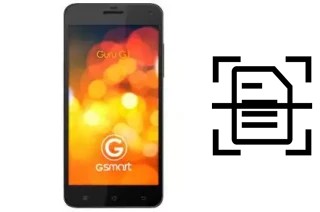 Scan document on a GSmart Guru G1