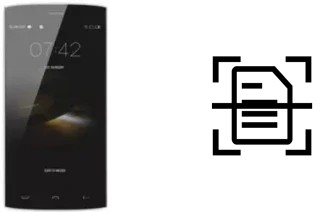 Scan document on a HomTom HT7 Pro