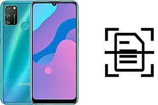 Scan document on a Honor 9A