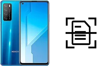 Scan document on a Honor Play4