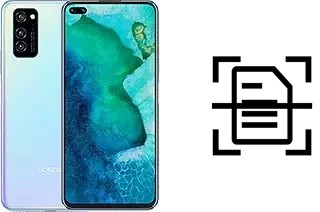 Scan document on a Honor V30