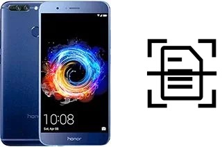 Scan document on a Honor 8 Pro