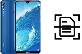 Scan document on a Honor 8X Max