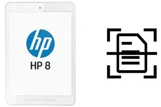 Scan document on a HP 8