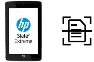 Scan document on a HP Slate7 Extreme