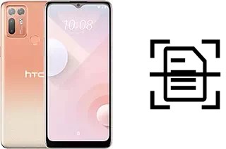 Scan document on a HTC Desire 20+