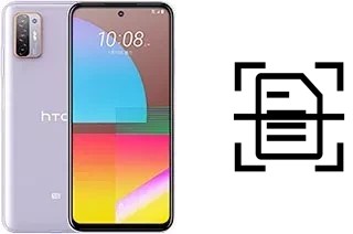 Scan document on a HTC Desire 21 Pro 5G