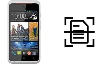 Scan document on a HTC Desire 210 dual sim