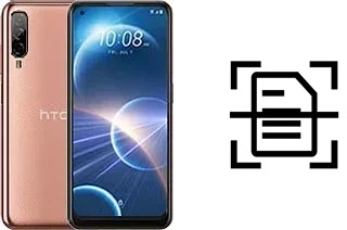 Scan document on a HTC Desire 22 Pro