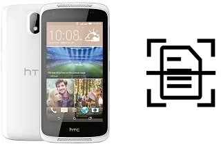 Scan document on a HTC Desire 326G dual sim