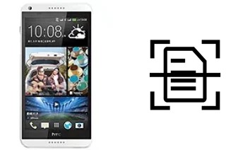 Scan document on a HTC Desire 816