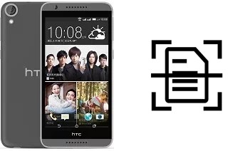 Scan document on a HTC Desire 820G+ dual sim