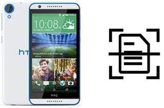 Scan document on a HTC Desire 820q dual sim