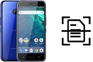 Scan document on a HTC U11 Life