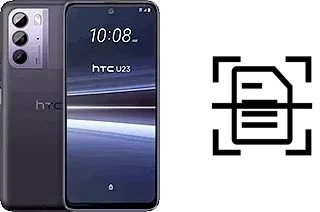 Scan document on a HTC U23