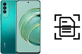 Scan document on a Huawei nova 10z