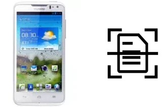 Scan document on a Huawei Ascend D quad XL