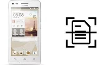 Scan document on a Huawei Ascend G6 4G