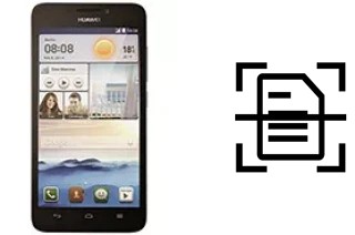 Scan document on a Huawei Ascend G630