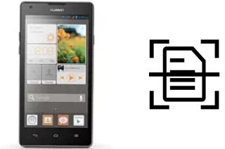 Scan document on a Huawei Ascend G700